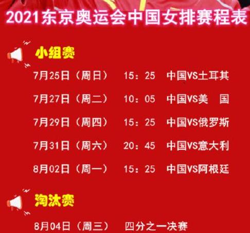 中国女排决赛时间表最新消息直播视频 (图2)