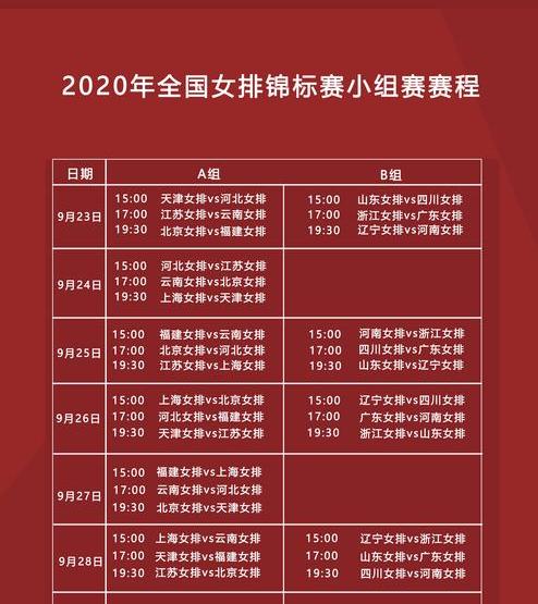 中国女排决赛时间表6月22日直播 (图2)