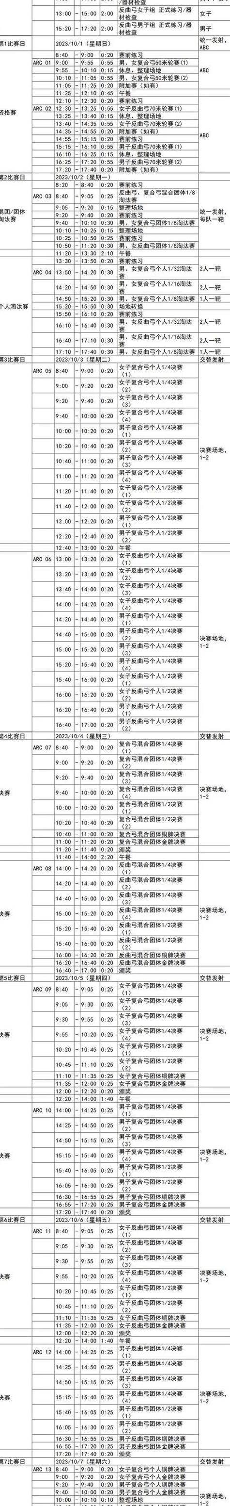 中国男篮亚运会赛程时间表2023年比赛 