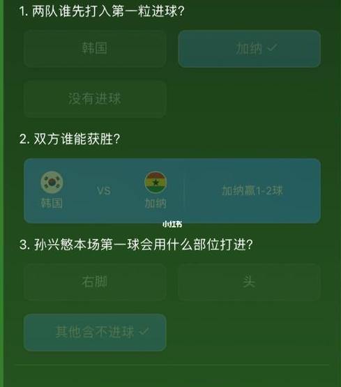 韩国加纳比分预测 (图1)